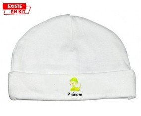 Serpent + prénom : Bonnet bébé