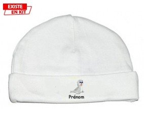 Phoque + prénom : Bonnet bébé