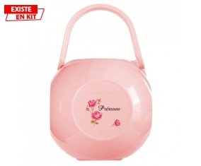 Tige fleur + prénom: Boîte à sucette-su7.fr