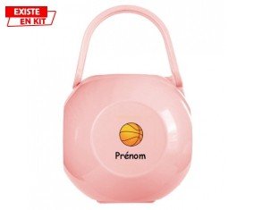 Ballon basket + prénom: Boîte à sucette-su7.fr