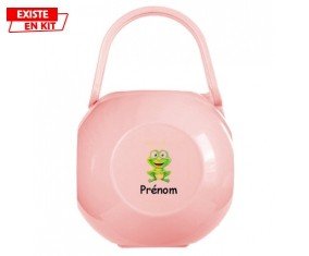Grenouille + prénom: Boîte à sucette-su7.fr