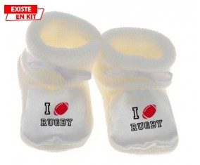 I love rugby style1: Chausson bébé-su7.fr