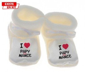 I love papy et mamie: Chausson bébé-su7.fr