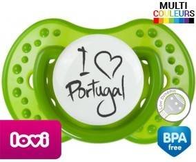 Tetine Originale i love portugal embout LOVI Dynamic personnalisée