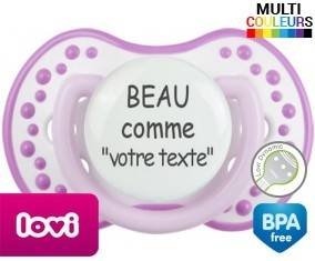 Beau comme... + prénom: Sucette LOVI Dynamic-su7.fr