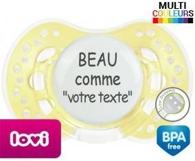 Beau comme... + prénom: Sucette LOVI Dynamic-su7.fr