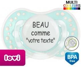 Beau comme... + prénom: Sucette LOVI Dynamic-su7.fr
