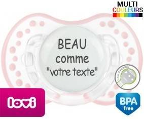 Beau comme... + prénom: Sucette LOVI Dynamic-su7.fr