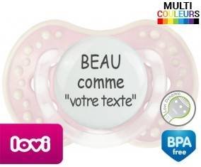 Beau comme... + prénom: Sucette LOVI Dynamic-su7.fr