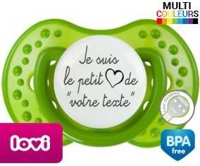 Je suis le petit cœur de... Style1 + prénom: Sucette LOVI
