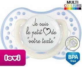 Je suis le petit cœur de... Style1 + prénom: Sucette LOVI