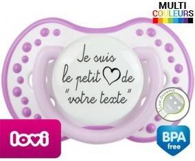 Je suis le petit cœur de... Style1 + prénom: Sucette LOVI