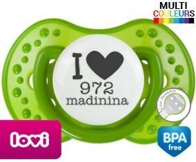 I love madinina : Sucette LOVI Dynamic personnalisée