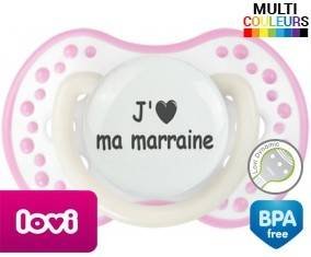 Coeur j'aime ma marraine: Sucette LOVI Dynamic-su7.fr