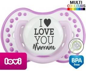 I love you marraine style1: Sucette LOVI Dynamic-su7.fr