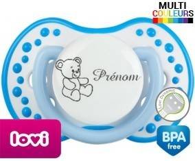 Ourson + prénom: Sucette LOVI Dynamic-su7.fr