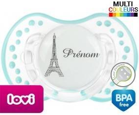 Tour eiffel + prénom: Sucette LOVI Dynamic-su7.fr
