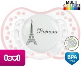 Tour eiffel + prénom: Sucette LOVI Dynamic-su7.fr