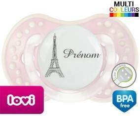 Tour eiffel + prénom: Sucette LOVI Dynamic-su7.fr