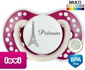 Tour eiffel + prénom: Sucette LOVI Dynamic-su7.fr