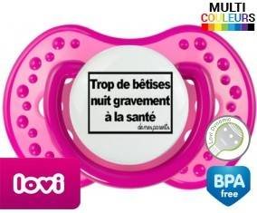 Personnalisée trop de bêtises nuit gravement à la santé de mes