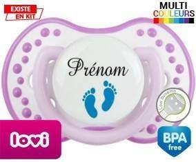 Pied (garçon) + prénom: Sucette LOVI Dynamic-su7.fr