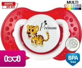 Lion style1 + prénom: Sucette LOVI Dynamic-su7.fr