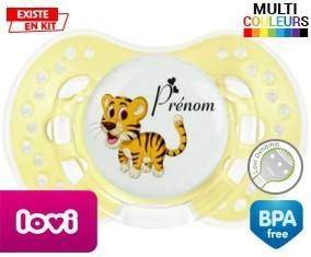 Lion style1 + prénom: Sucette LOVI Dynamic-su7.fr