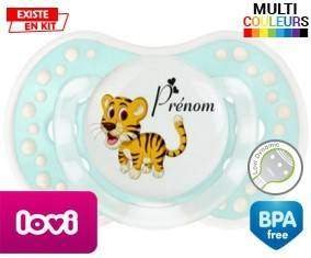 Lion style1 + prénom: Sucette LOVI Dynamic-su7.fr