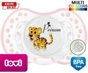 Lion style1 + prénom: Sucette LOVI Dynamic-su7.fr
