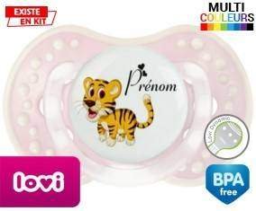 Lion style1 + prénom: Sucette LOVI Dynamic-su7.fr