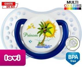 Palmier style2 + prénom: Sucette LOVI Dynamic-su7.fr