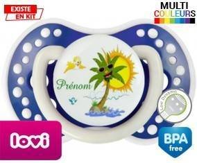 Palmier style2 + prénom: Sucette LOVI Dynamic-su7.fr
