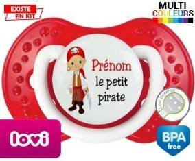 Petit pirate + prénom: Sucette LOVI Dynamic-su7.fr