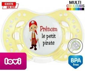 Petit pirate + prénom: Sucette LOVI Dynamic-su7.fr