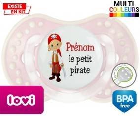 Petit pirate + prénom: Sucette LOVI Dynamic-su7.fr