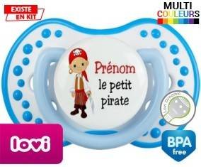 Petit pirate + prénom: Sucette LOVI Dynamic-su7.fr