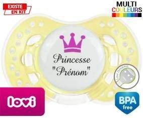 Princesse couronne + prénom : Sucette LOVI Dynamic
