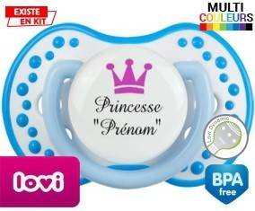 Princesse couronne + prénom: Sucette LOVI Dynamic-su7.fr