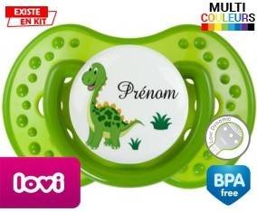 Dinosaure + prénom: Sucette LOVI Dynamic-su7.fr
