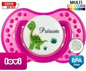 Dinosaure + prénom: Sucette LOVI Dynamic-su7.fr