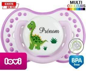 Dinosaure + prénom: Sucette LOVI Dynamic-su7.fr