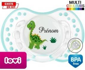 Dinosaure + prénom: Sucette LOVI Dynamic-su7.fr