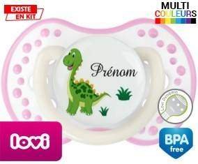 Dinosaure + prénom: Sucette LOVI Dynamic-su7.fr