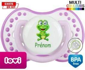 Grenouille + prénom: Sucette LOVI Dynamic-su7.fr