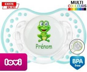 Grenouille + prénom: Sucette LOVI Dynamic-su7.fr