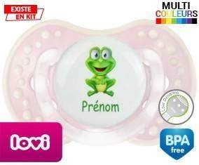 Grenouille + prénom: Sucette LOVI Dynamic-su7.fr