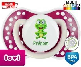 Grenouille + prénom: Sucette LOVI Dynamic-su7.fr