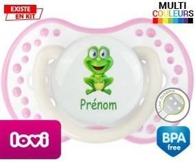 Grenouille + prénom: Sucette LOVI Dynamic-su7.fr