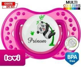 Panda style1 + prénom: Sucette LOVI Dynamic-su7.fr